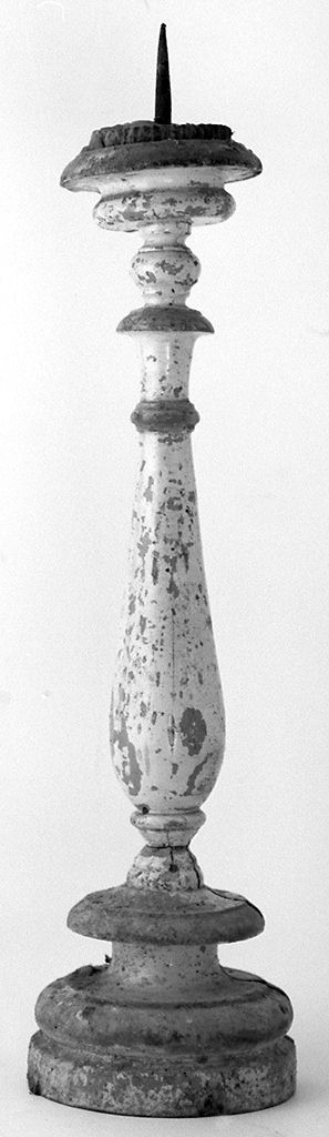 candeliere, serie - bottega italiana (prima metà sec. XIX)