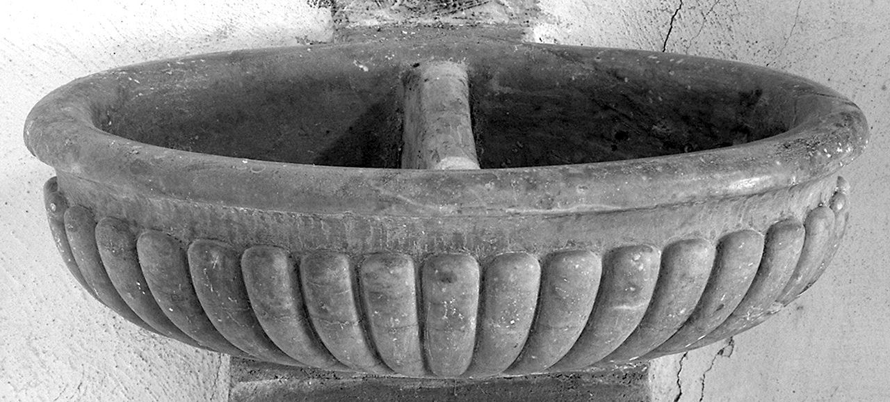 fonte battesimale - bottega toscana (sec. XIX)