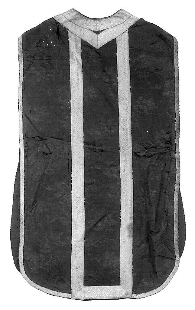 motivi decorativi floreali (pianeta, elemento d'insieme) - manifattura italiana (seconda metà sec. XVIII)