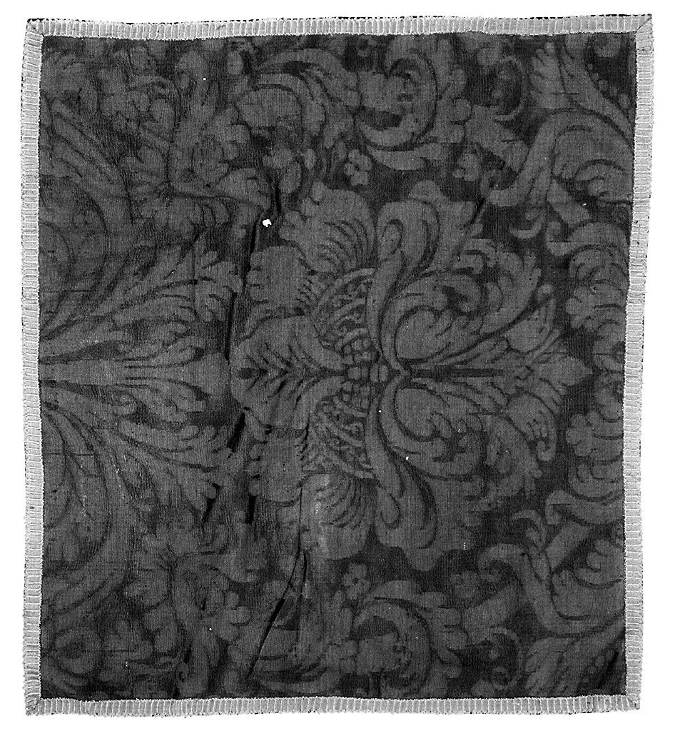 motivi decorativi vegetali (velo di calice) - manifattura italiana (prima metà sec. XIX)