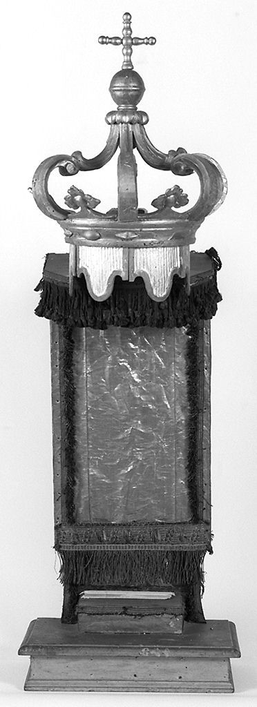 tronetto per esposizione eucaristica - bottega senese (seconda metà sec. XIX)