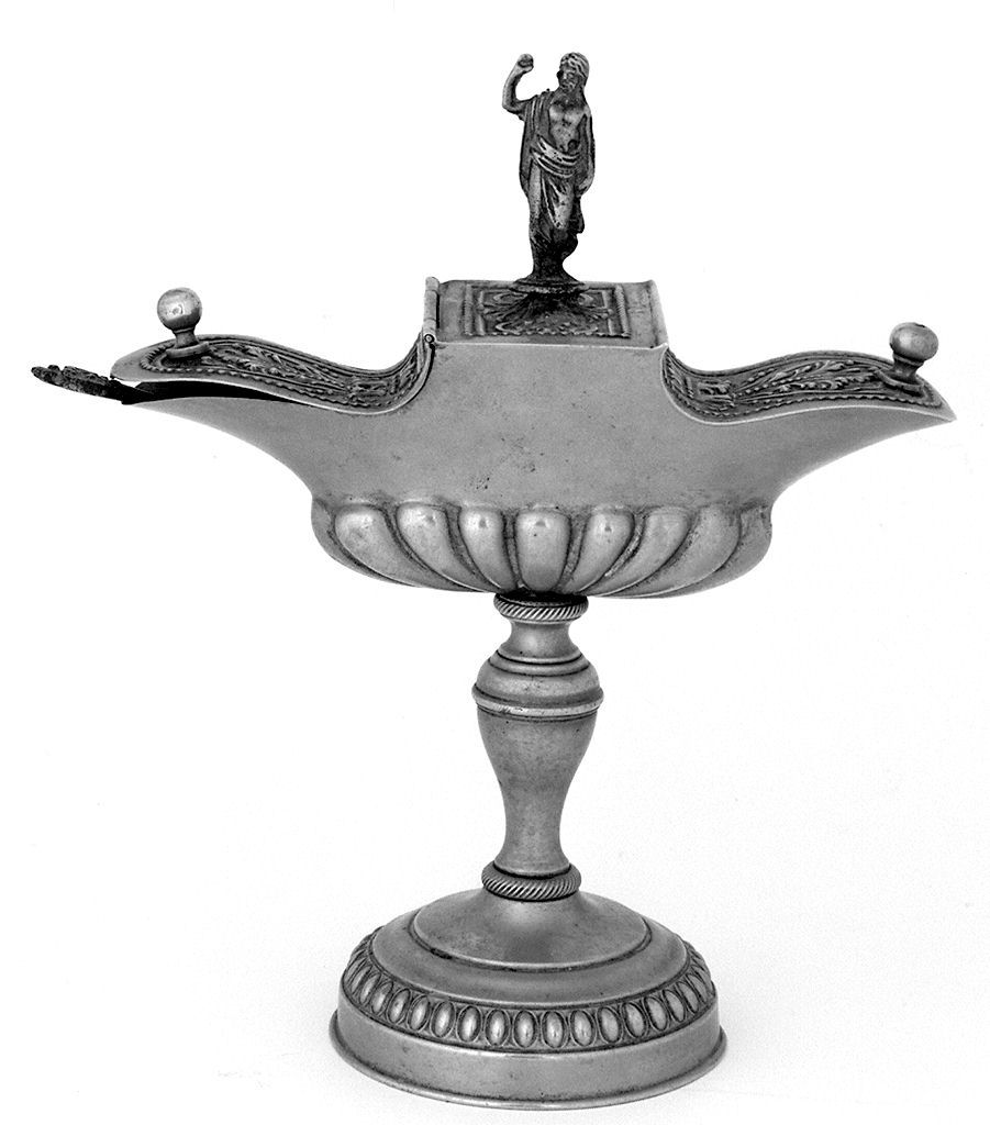 navicella portaincenso - bottega italiana (seconda metà sec. XIX)