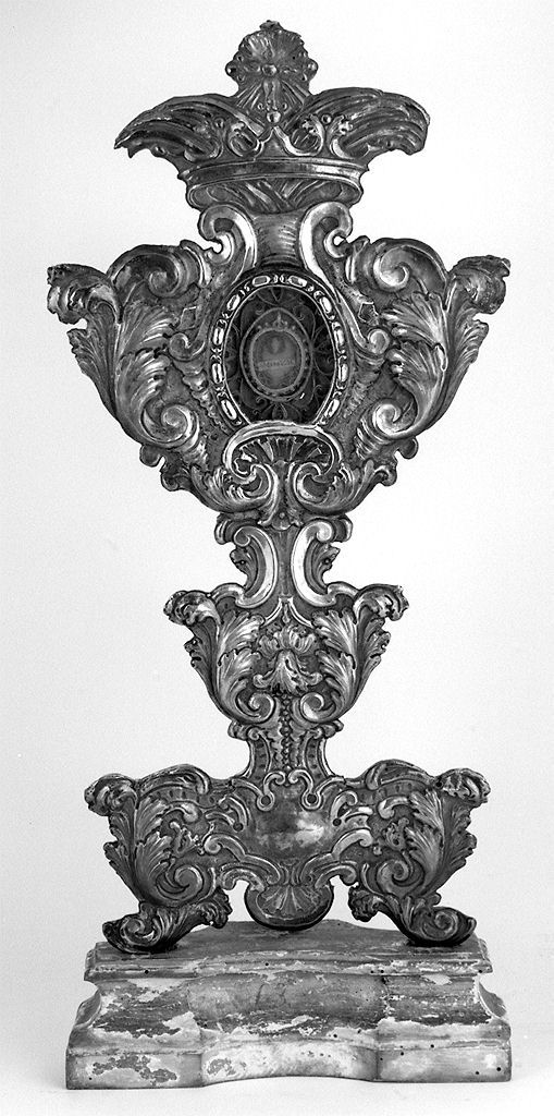 reliquiario - a ostensorio - bottega romana (sec. XVIII)