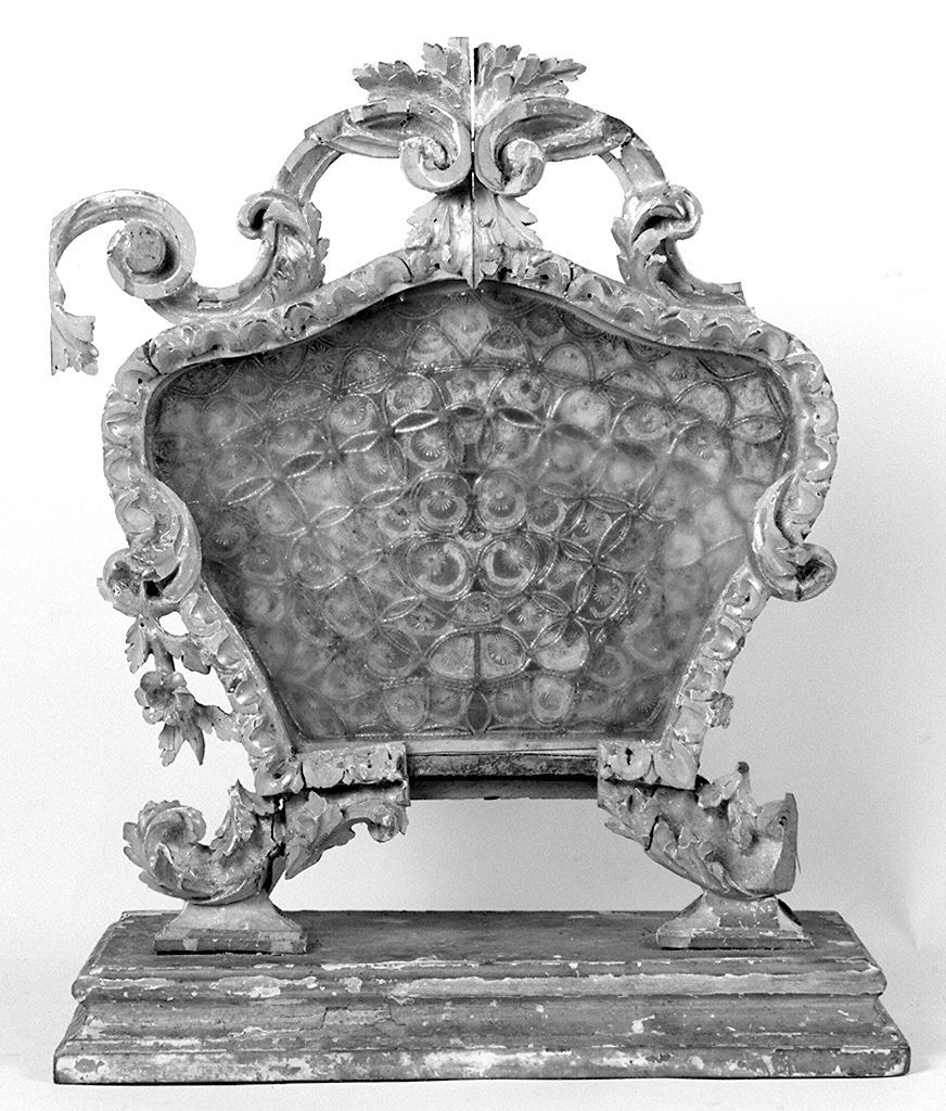 reliquiario - a tabella - bottega toscana (sec. XVIII)
