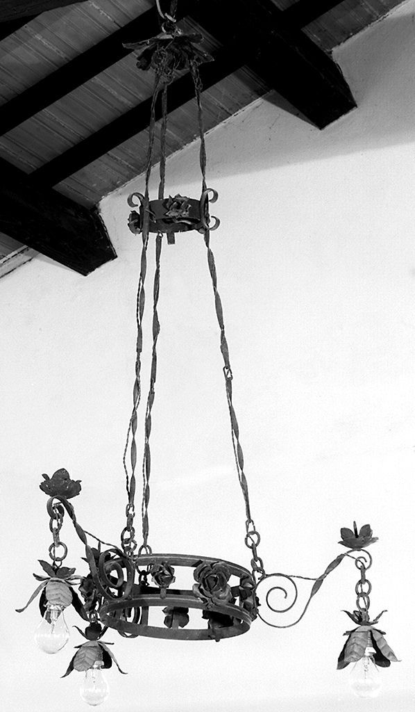 lampadario - bottega toscana (prima metà sec. XX)