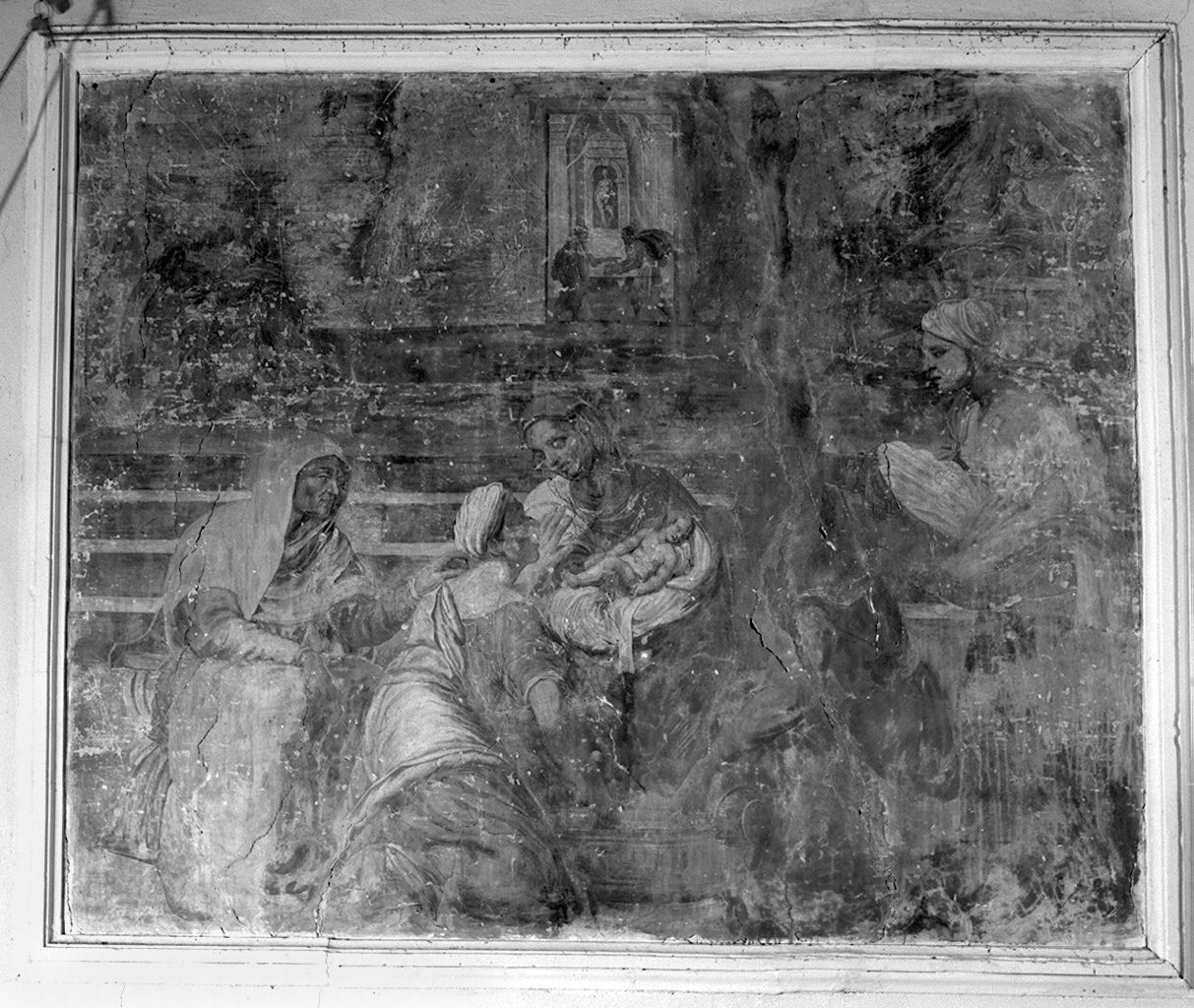 nascita di Maria Vergine (dipinto) - ambito fiorentino (sec. XVIII)