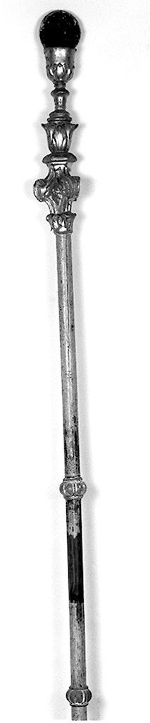 simbolo eucaristico (mazza processionale) - manifattura italiana (prima metà sec. XIX)