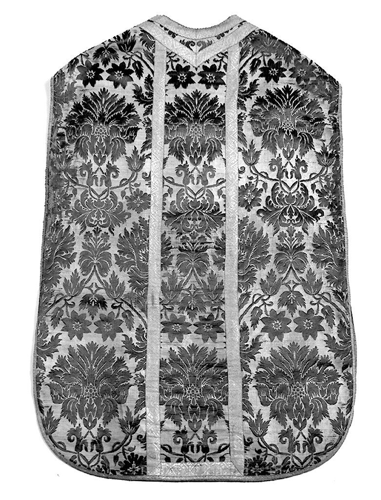 motivi decorativi vegetali (pianeta, elemento d'insieme) - manifattura italiana (prima metà sec. XVII)