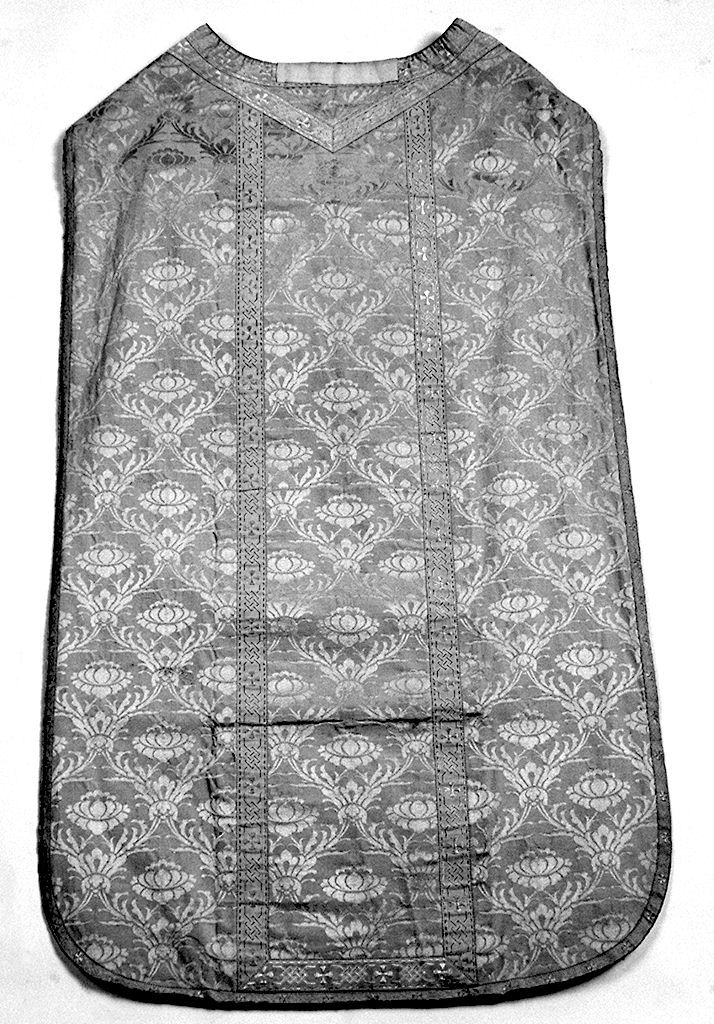 motivi decorativi vegetali stilizzati (pianeta, elemento d'insieme) - manifattura toscana (sec. XIX)