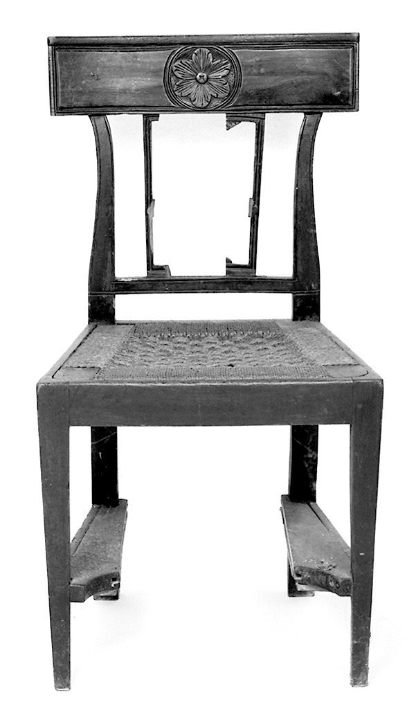 sedia - manifattura italiana (inizio sec. XIX)