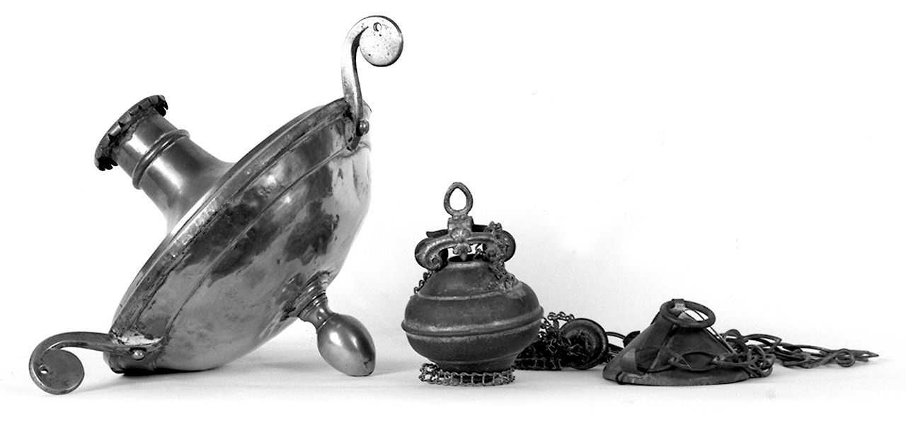 lampada pensile - manifattura italiana (sec. XIX)