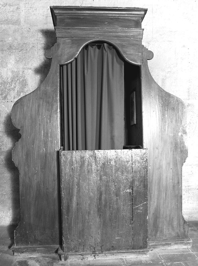 confessionale - bottega toscana (sec. XVIII)