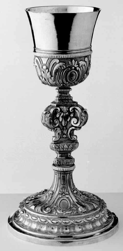 motivi decorativi vegetali (calice) - bottega lucchese (?) (sec. XIX)
