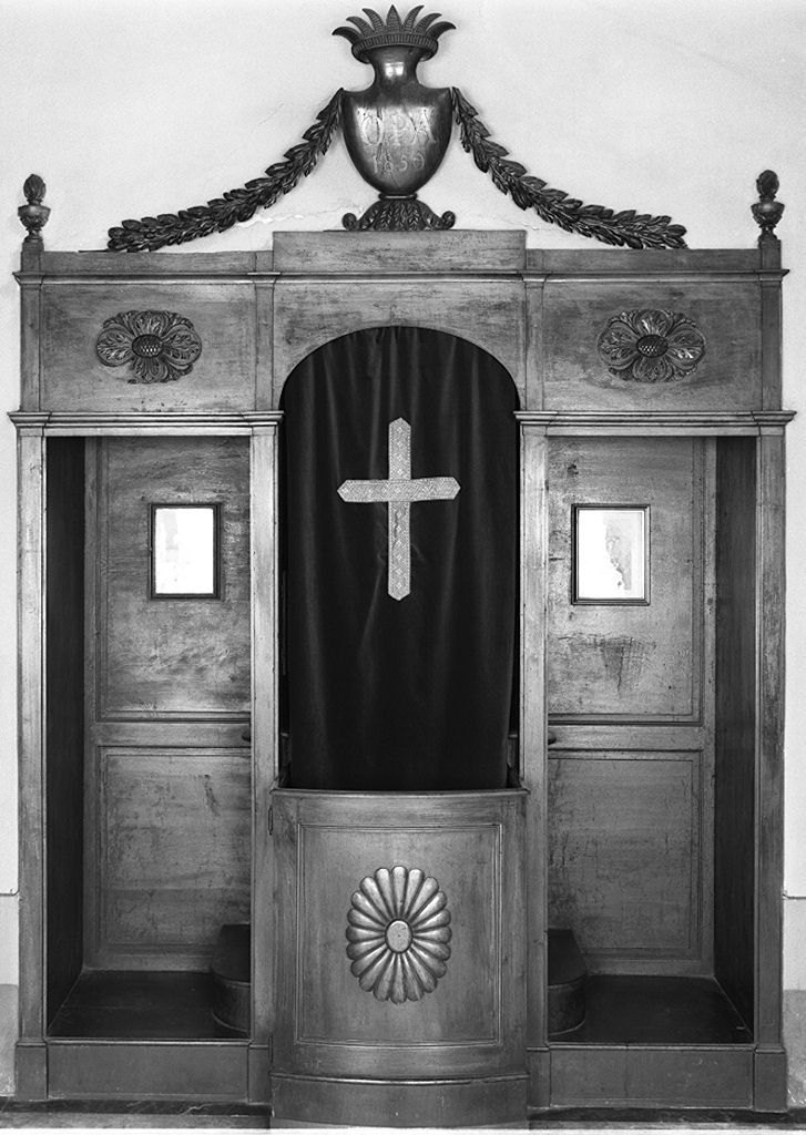 confessionale, serie - bottega toscana (sec. XIX)