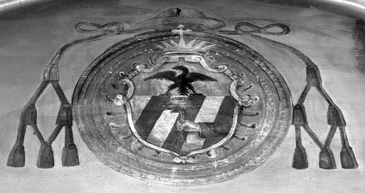 stemma vescovile di Iader Bertini (dipinto) - ambito toscano (sec. XX)