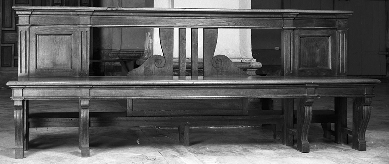 panca, serie - bottega toscana (prima metà sec. XIX)