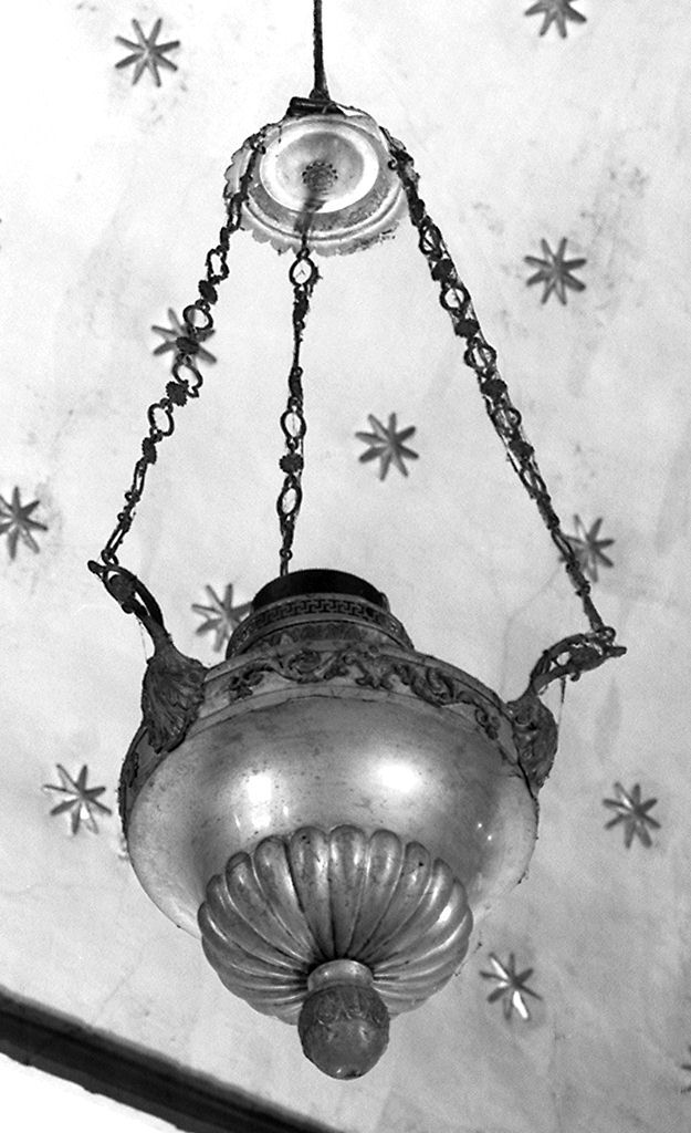 motivi decorativi vegetali (lampada pensile) - bottega toscana (prima metà sec. XIX)