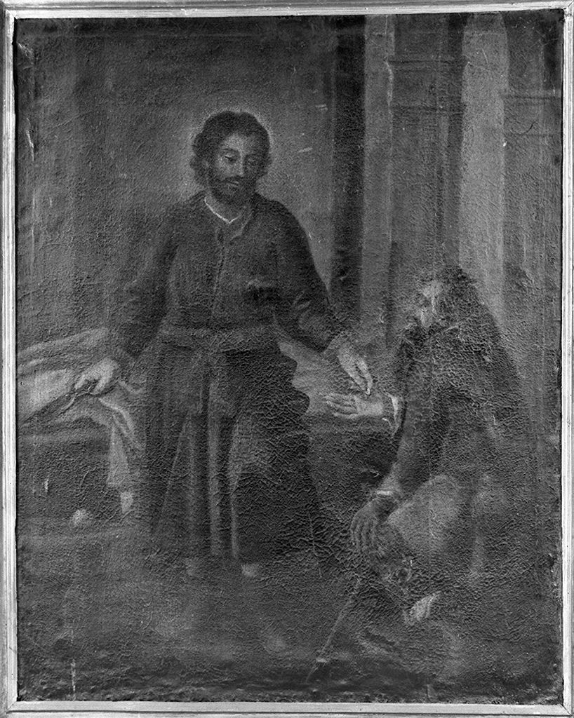 San Girolamo con l'amico Bonoso nello studio (dipinto) - ambito senese (seconda metà sec. XVII)