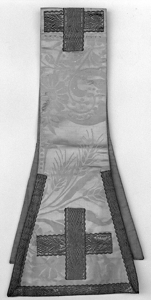 motivi decorativi vegetali (manipolo, elemento d'insieme) - manifattura italiana (sec. XX)