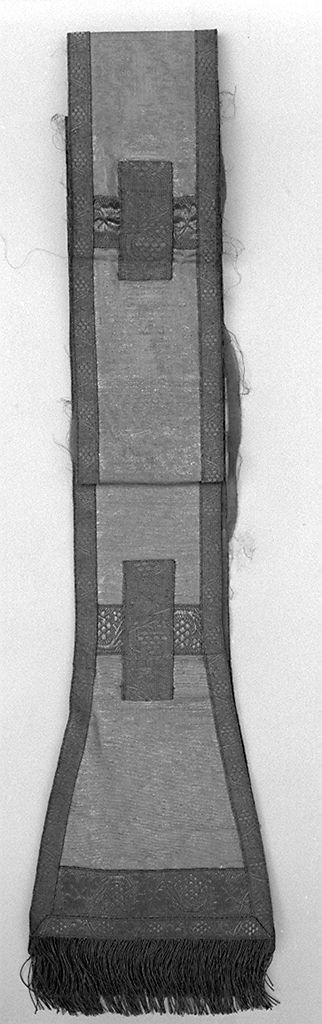 stola, elemento d'insieme - manifattura italiana (seconda metà sec. XIX)