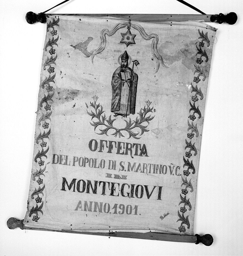 San Martino (stendardo) - produzione grossetana (sec. XX)