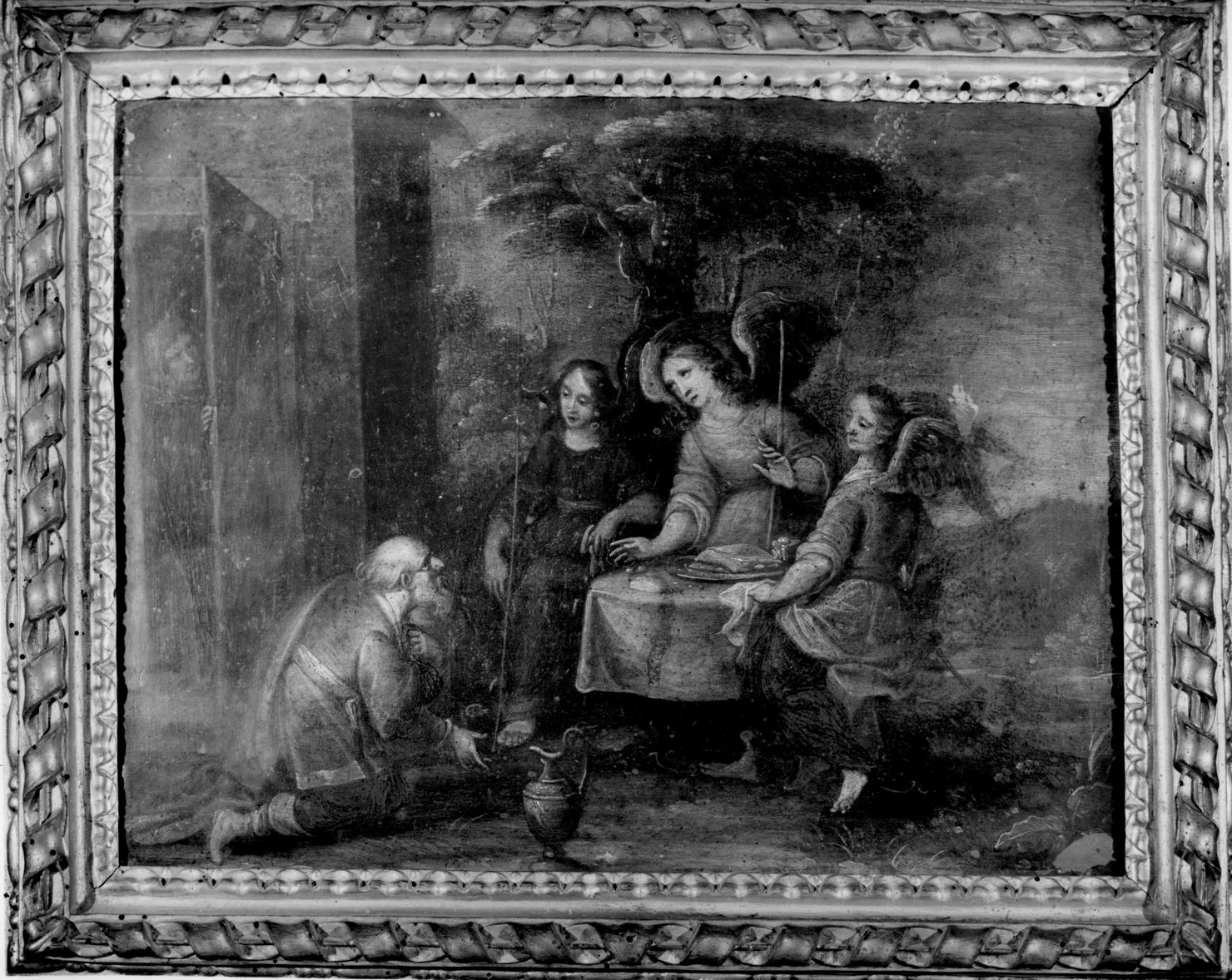 Abramo e i tre angeli (dipinto) - ambito italiano (sec. XVII)