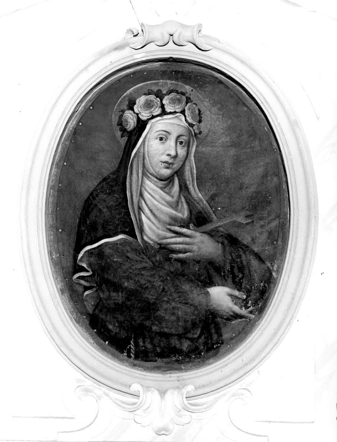 Santa Rosa da Viterbo (dipinto, elemento d'insieme) - ambito italiano (secc. XVII/ XVIII)