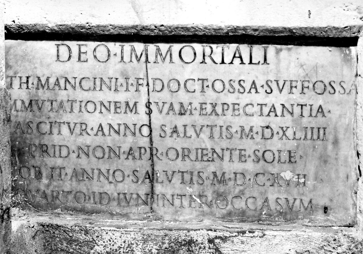 lapide tombale - manifattura senese (sec. XVII)