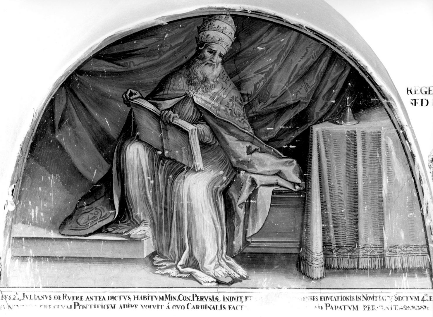ritratto di papa Giulio II (dipinto, elemento d'insieme) di Nasini Francesco (sec. XVII)