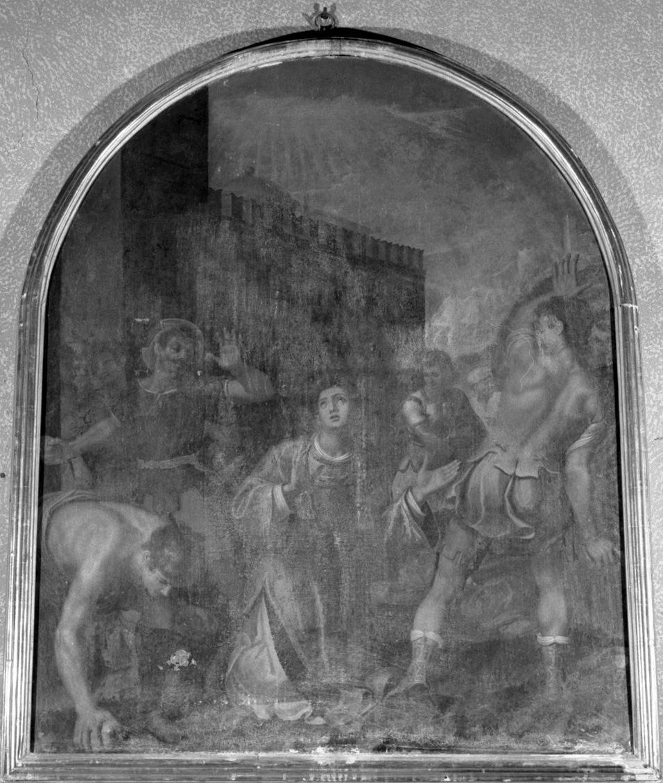 lapidazione di Santo Stefano (dipinto) - ambito fiorentino (prima metà sec. XVII)
