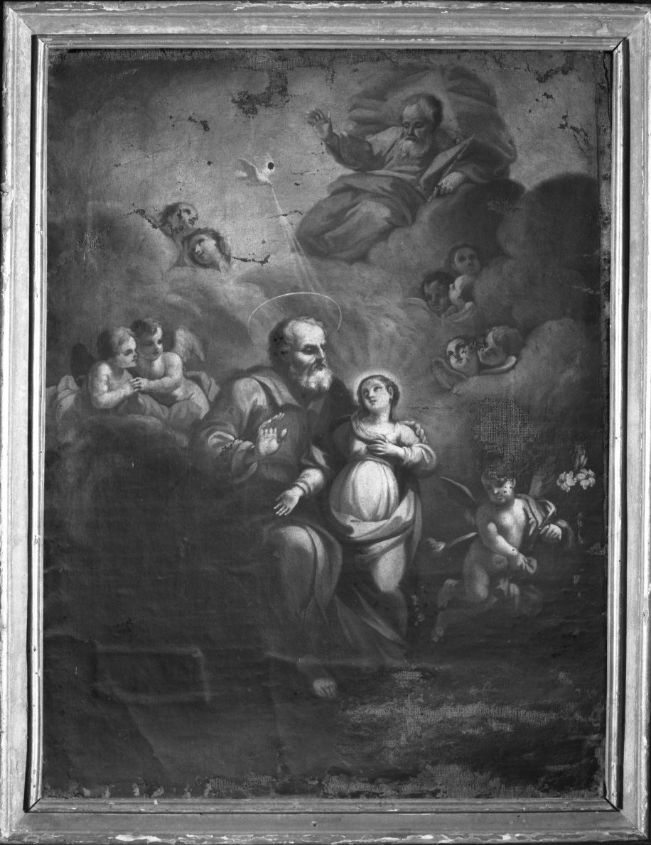 San Gioacchino e Maria Vergine (dipinto) - ambito senese (sec. XVII)