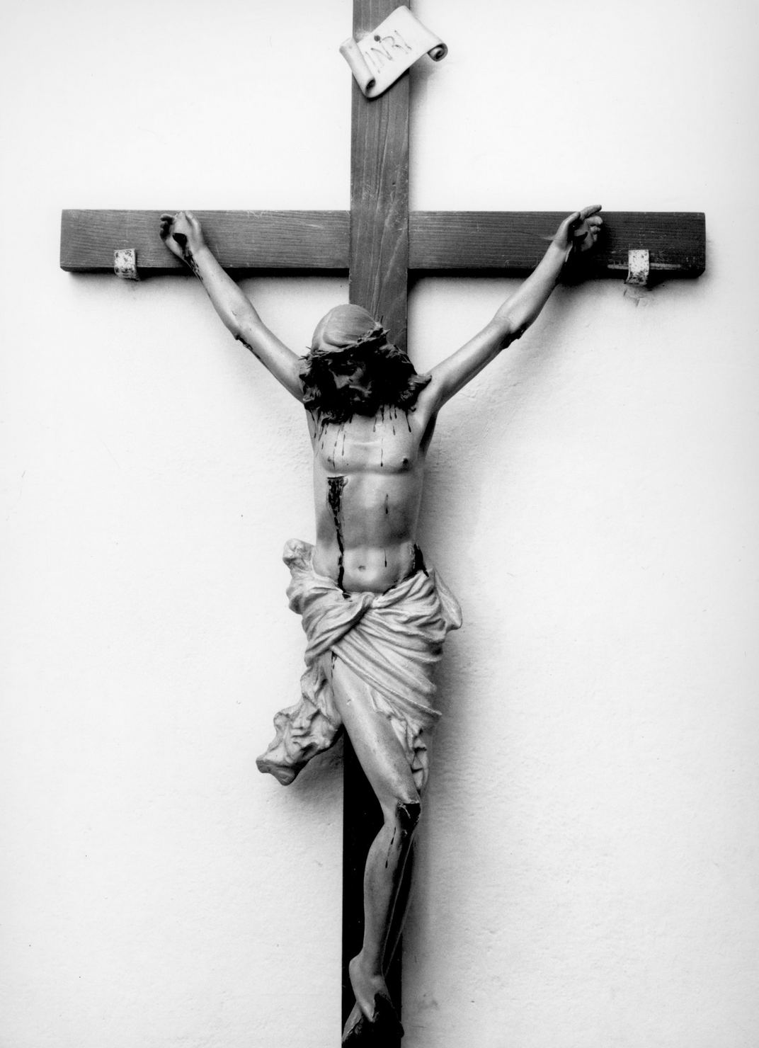 Cristo crocifisso (croce processionale) - bottega toscana (sec. XVIII)