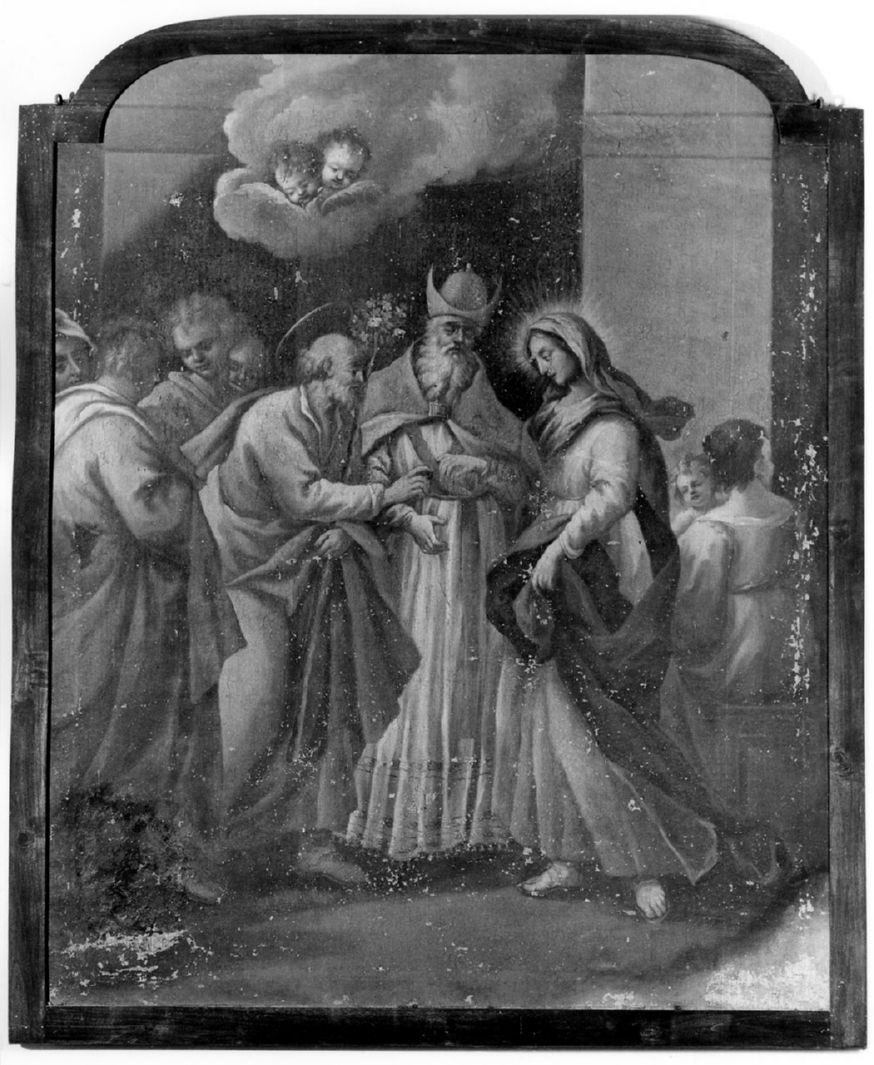 Sposalizio di Maria Vergine (dipinto) di Fantastici Giuseppe (terzo quarto sec. XVIII)