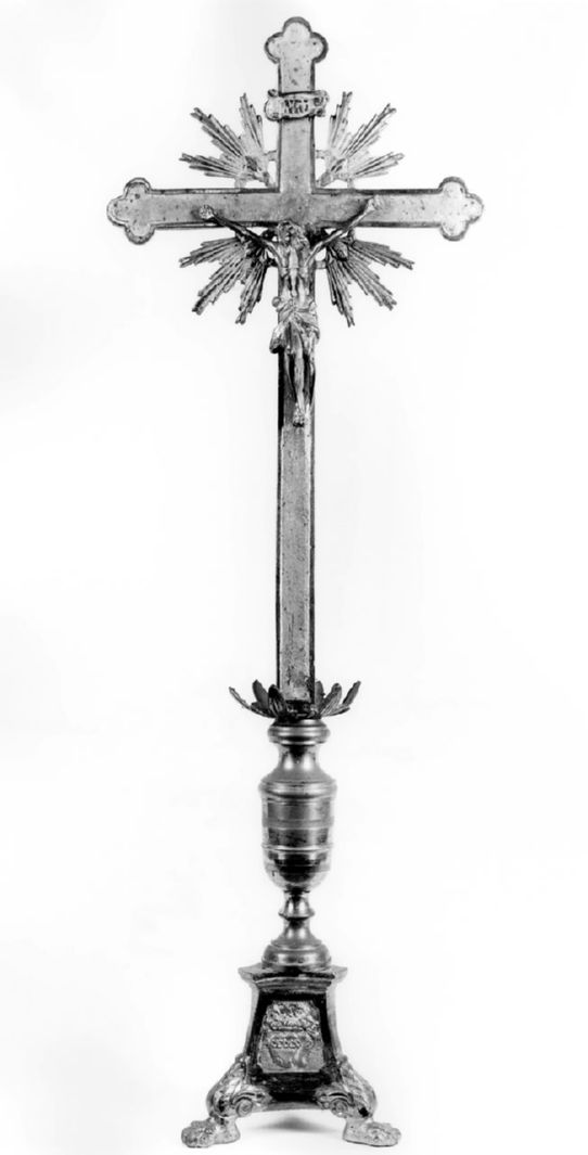 croce d'altare - produzione italiana (prima metà sec. XX)