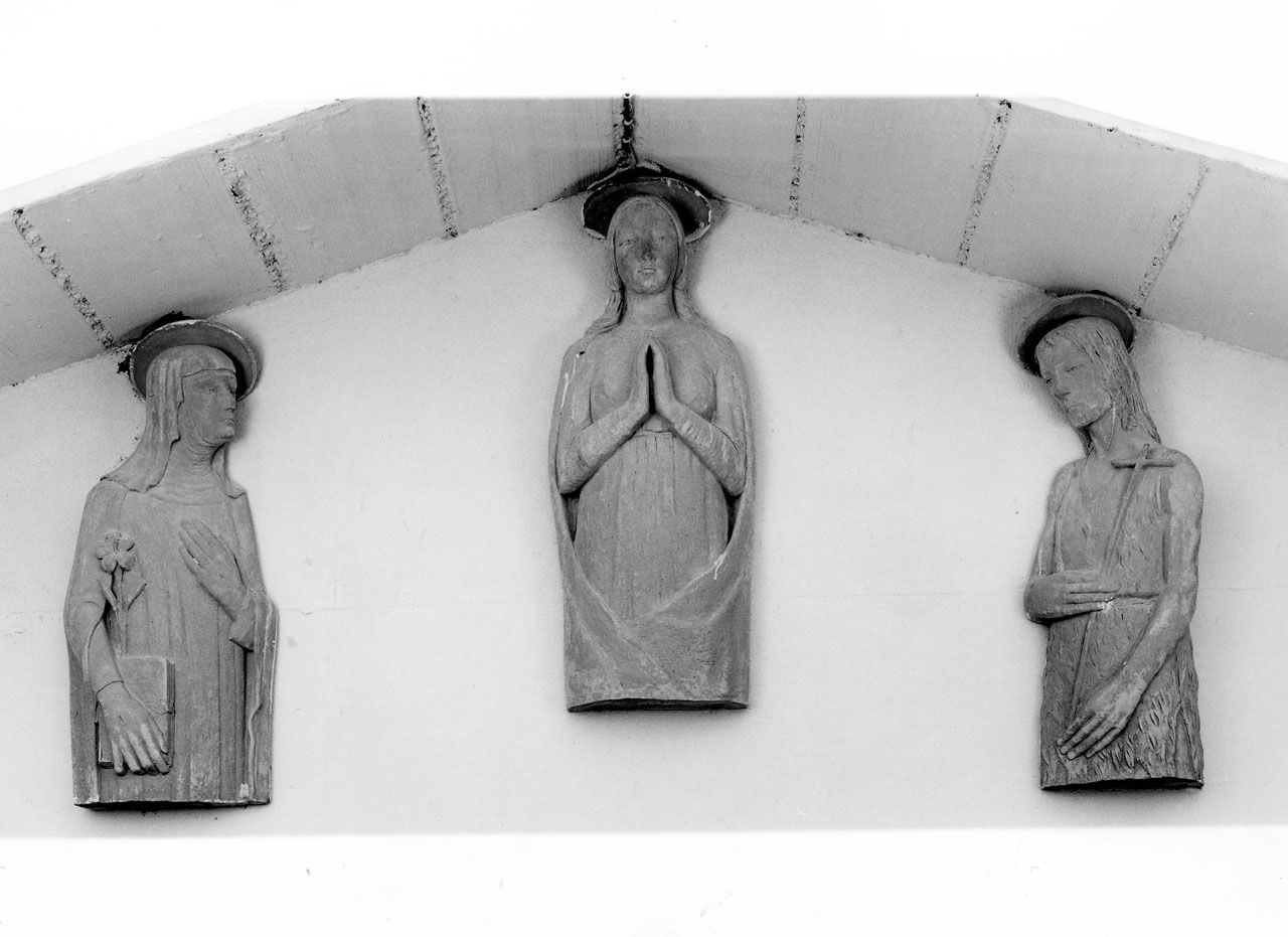 Santa Caterina da Siena (scultura) di Capezzuoli Cesare (sec. XX)