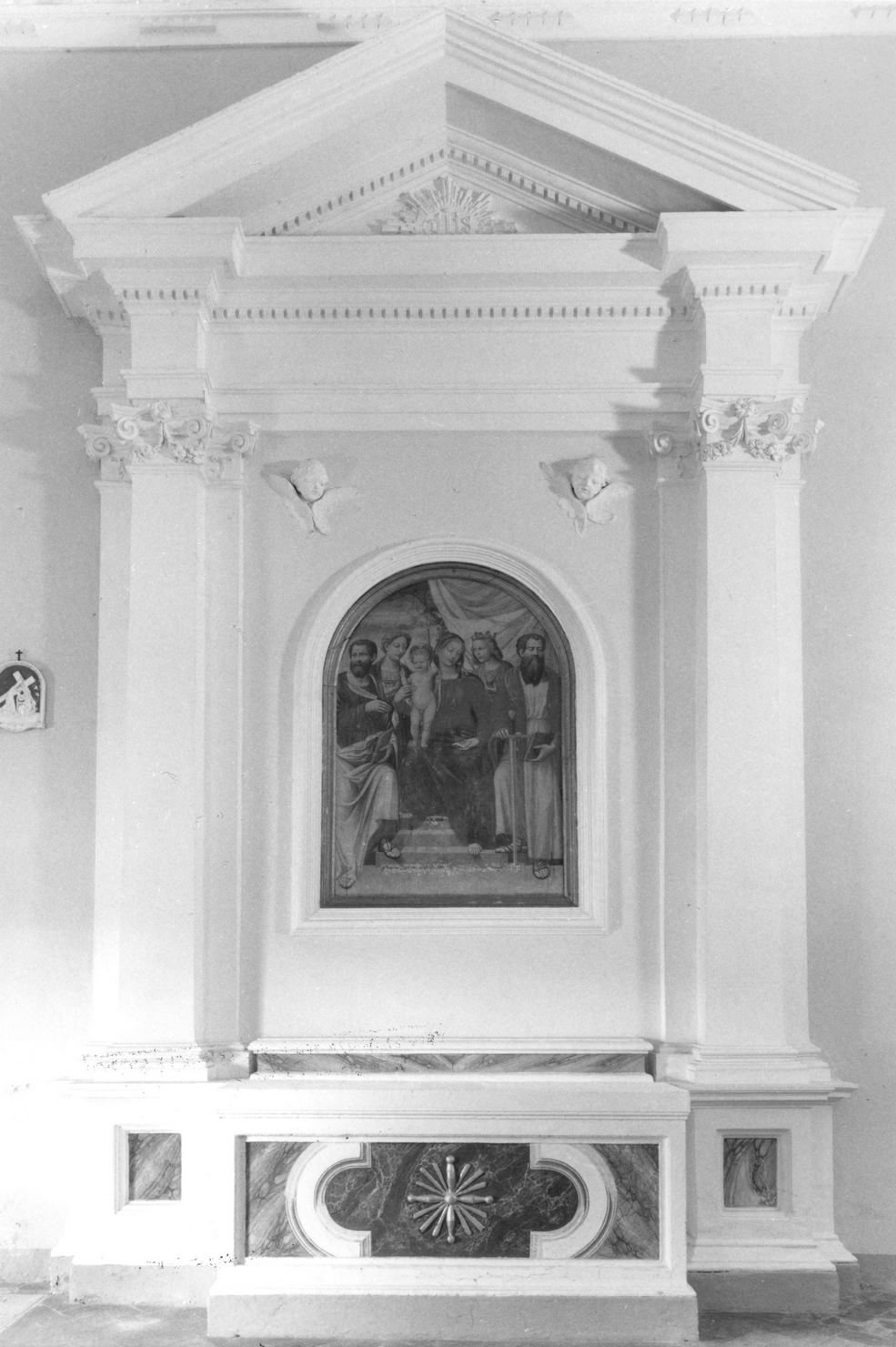 altare - bottega senese (terzo quarto sec. XVII)