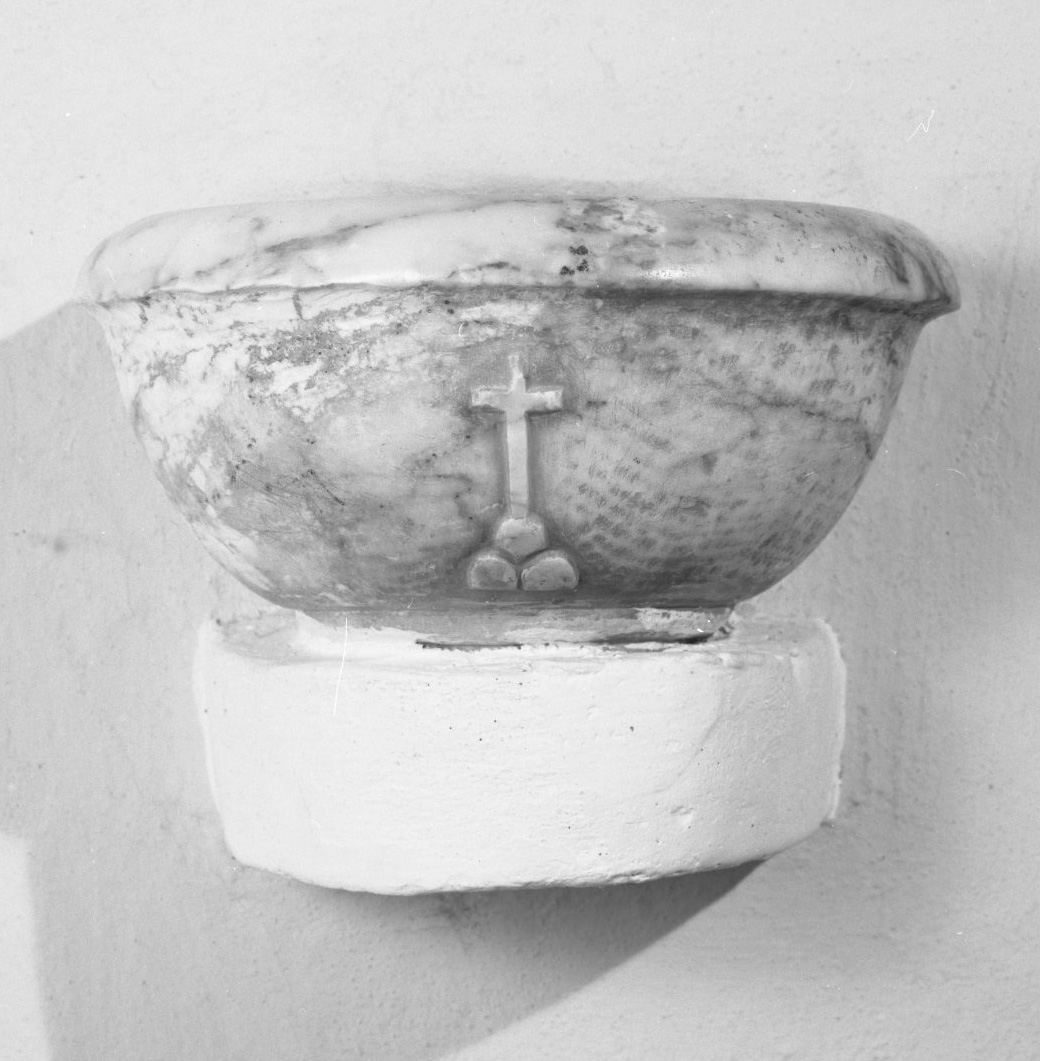 acquasantiera - bottega toscana (terzo quarto sec. XVII)