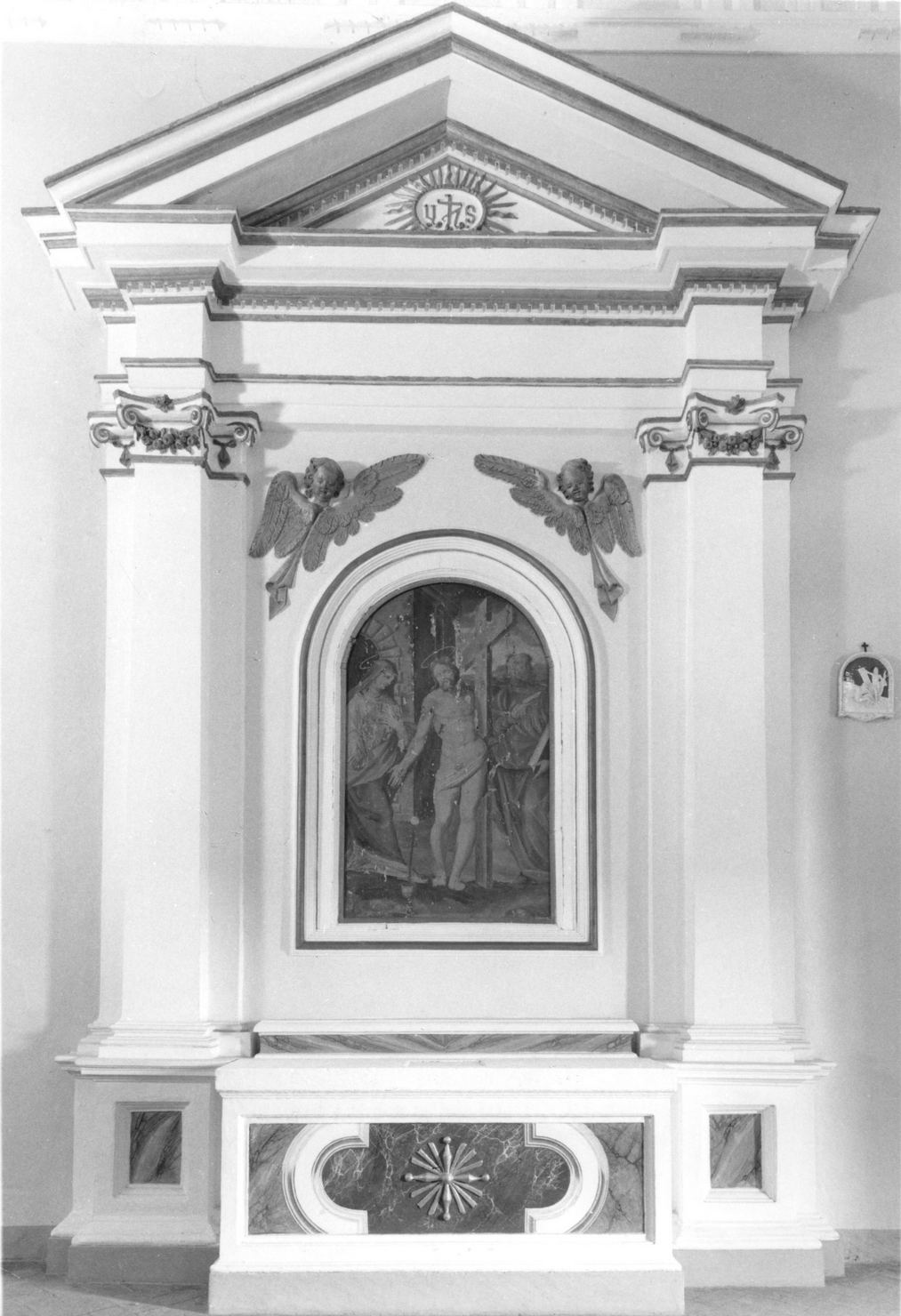 altare - bottega senese (terzo quarto sec. XVII)