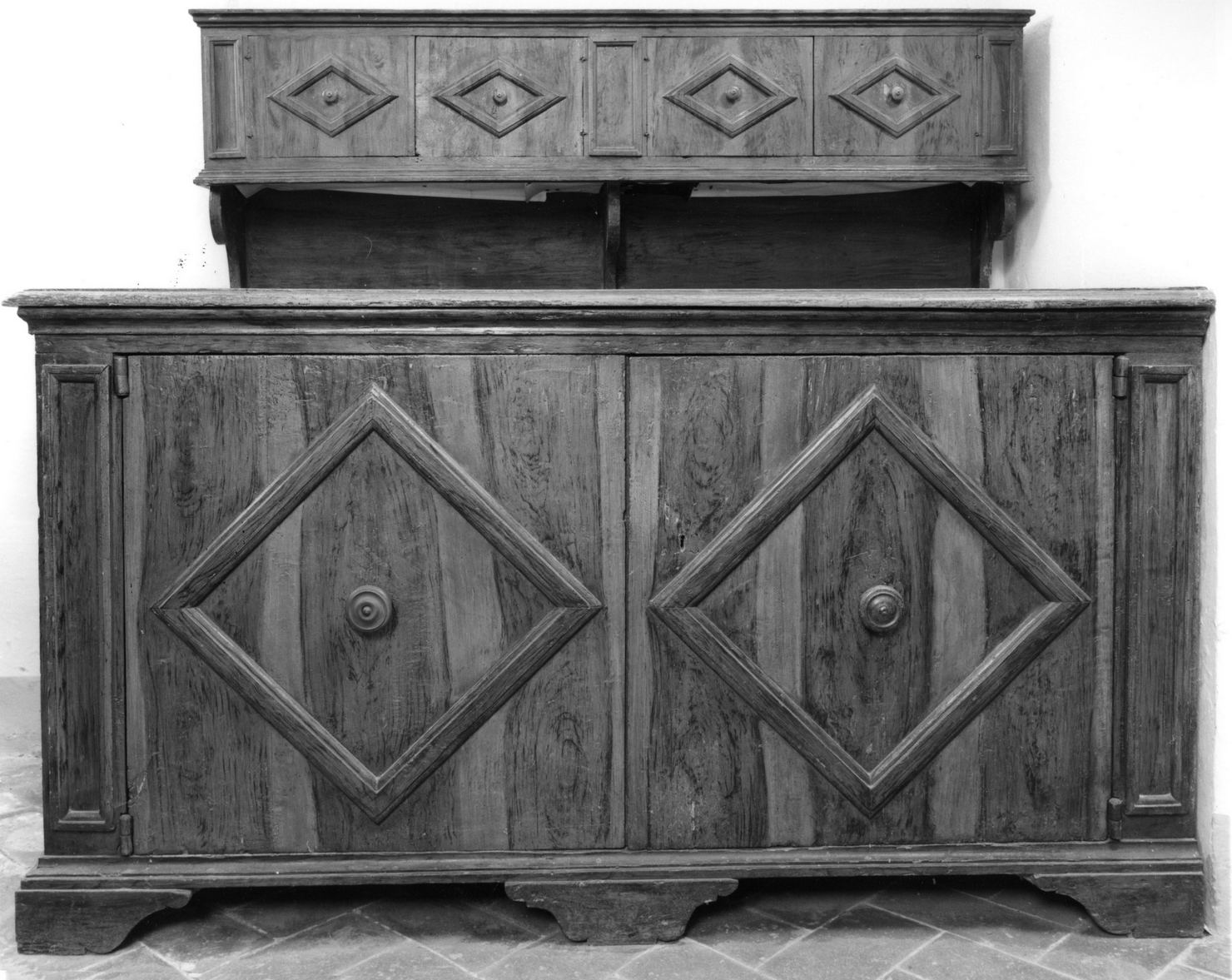 bancone - bottega toscana (terzo quarto sec. XVII)