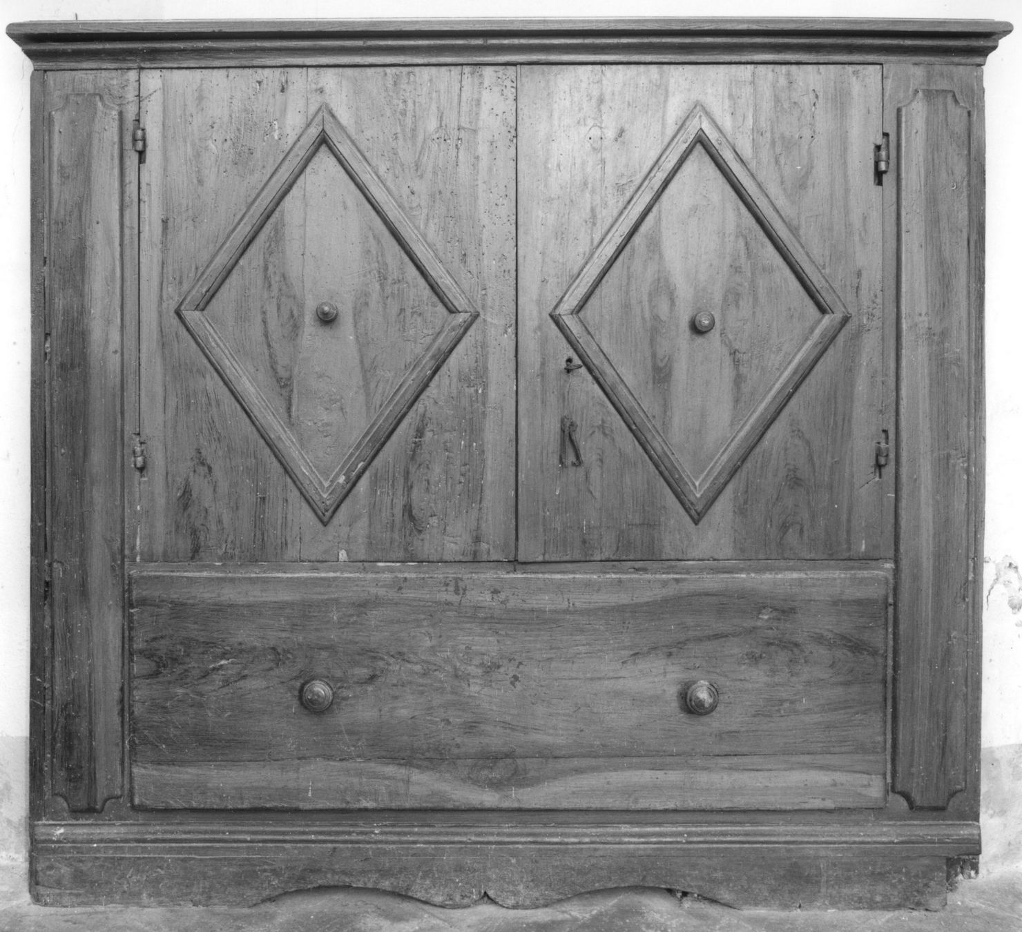 mobile da sacrestia - bottega toscana (terzo quarto sec. XVII)