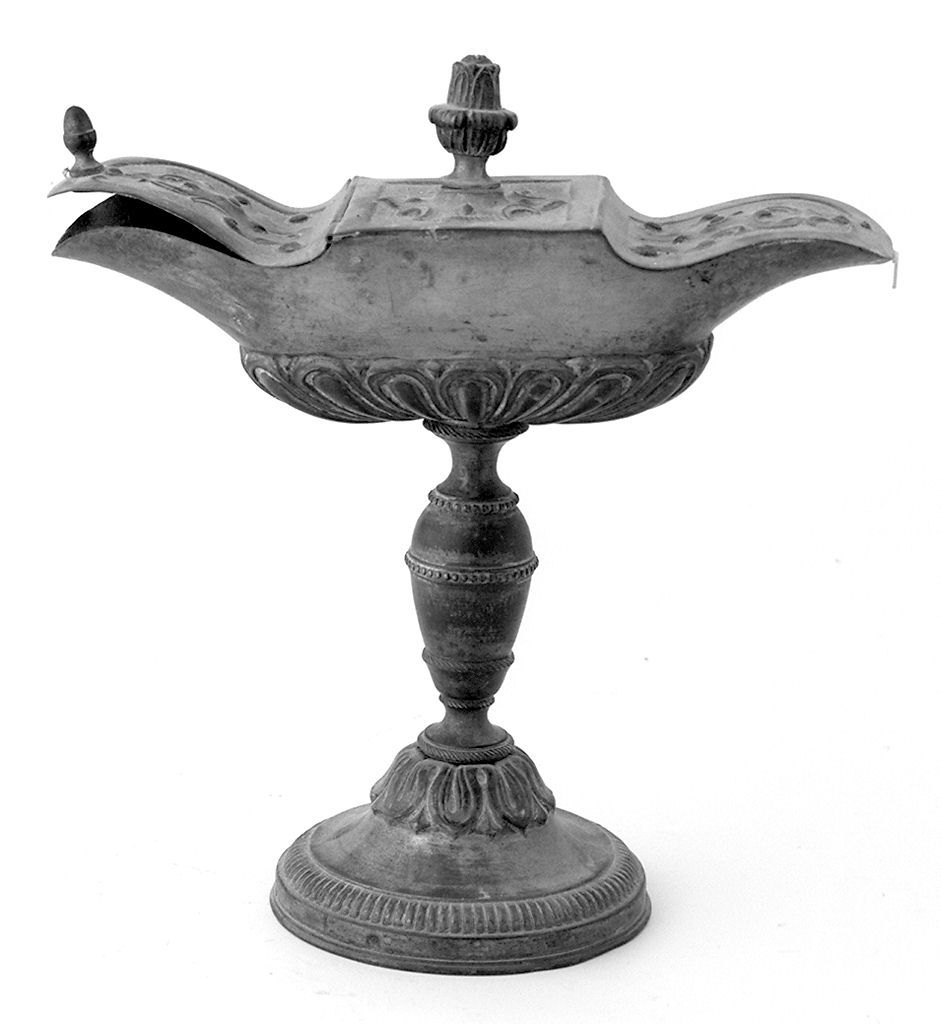 navicella portaincenso - bottega italiana (prima metà sec. XX)