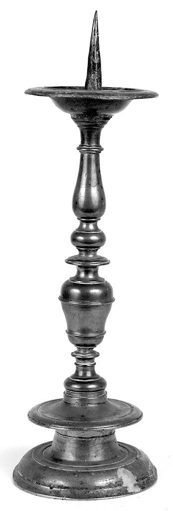 candeliere d'altare, serie - bottega toscana (seconda metà sec. XVII)