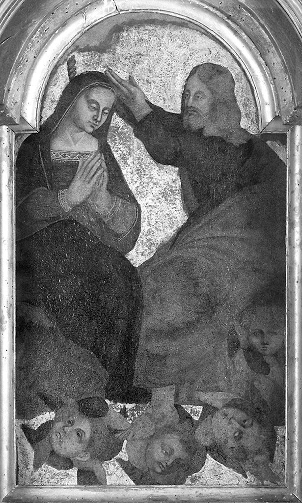 incoronazione di Maria Vergine (dipinto) - ambito senese (prima metà sec. XVI)