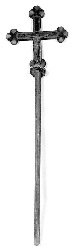 croce processionale - bottega toscana (sec. XIX)