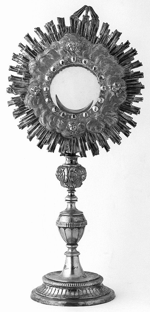 cherubini (ostensorio - a raggiera) - bottega toscana (sec. XIX)