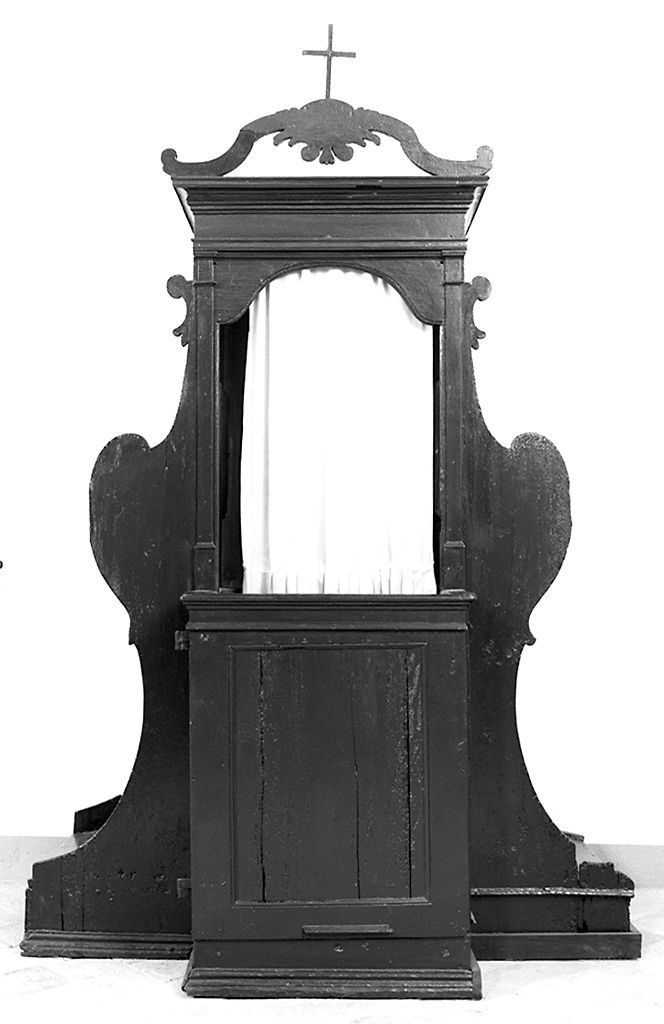 confessionale - bottega toscana (prima metà sec. XIX)