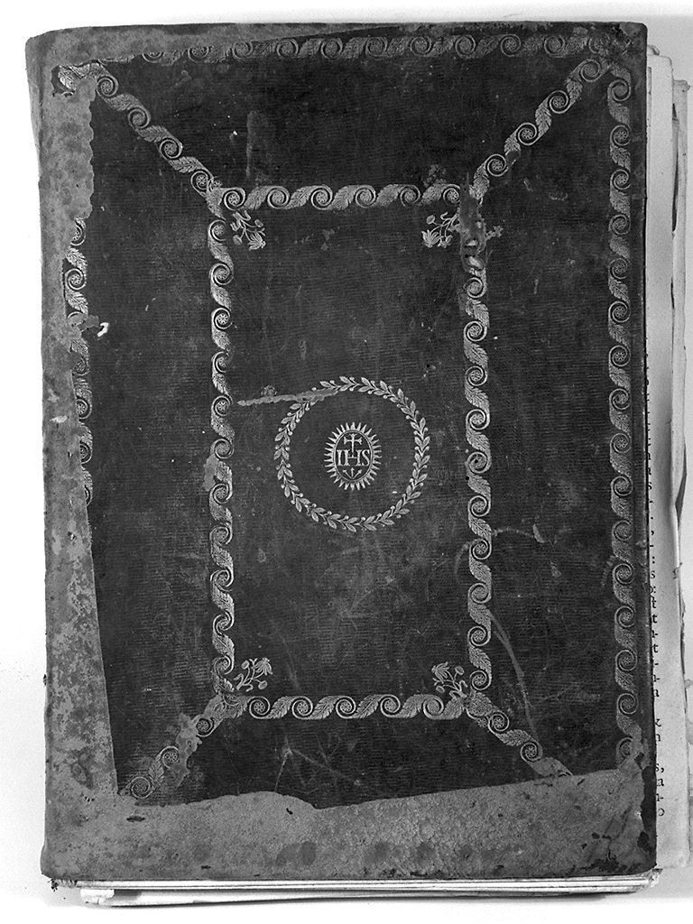 coperta di libro liturgico, elemento d'insieme - bottega veneta (sec. XVII)
