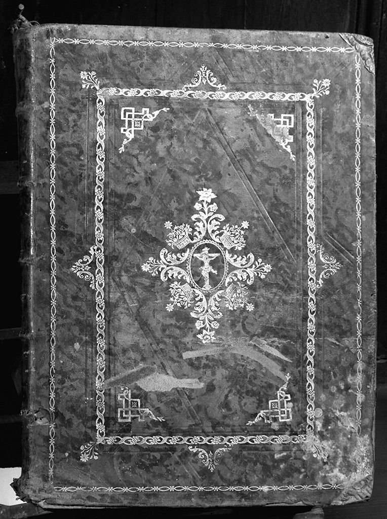 coperta di libro liturgico, elemento d'insieme - bottega veneta (sec. XVIII)