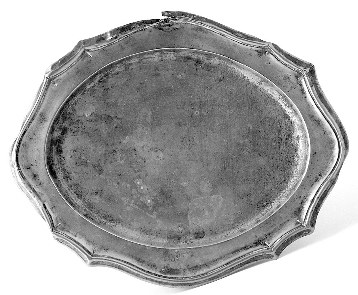 vassoio - bottega toscana (seconda metà sec. XVIII)