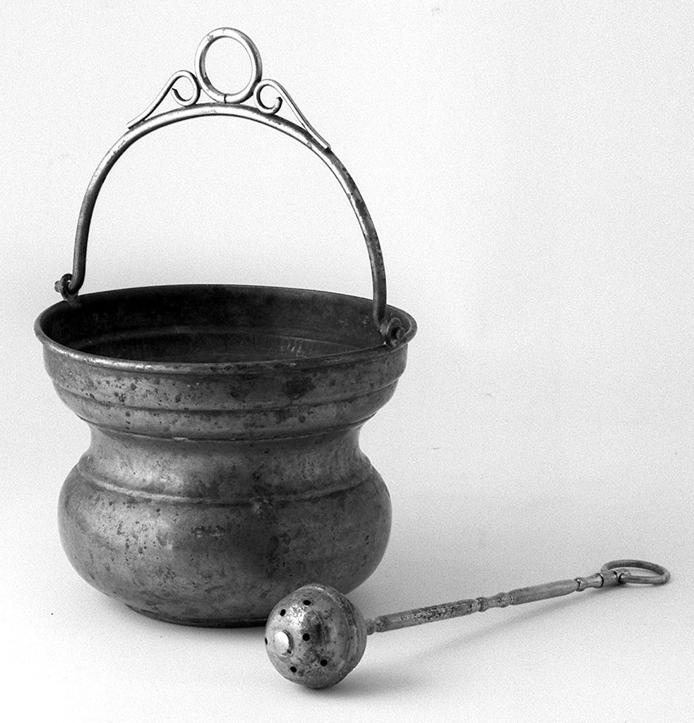 servizio per aspersione, insieme - bottega italiana (prima metà sec. XX)